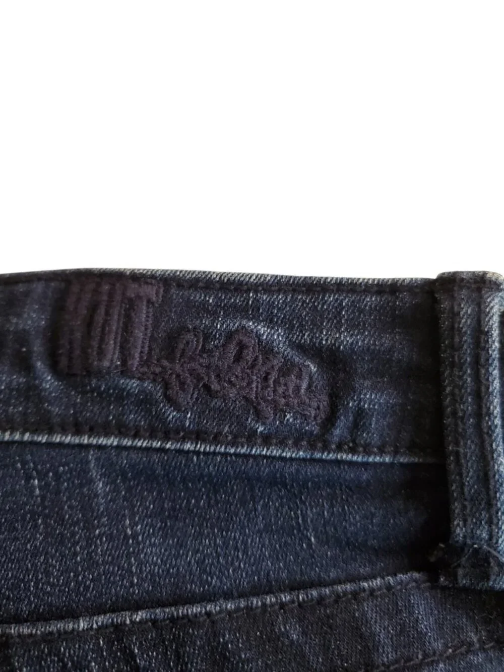 KUT from the Kloth SZ 10 Stretch Denim Bermuda Blue Jean Shorts